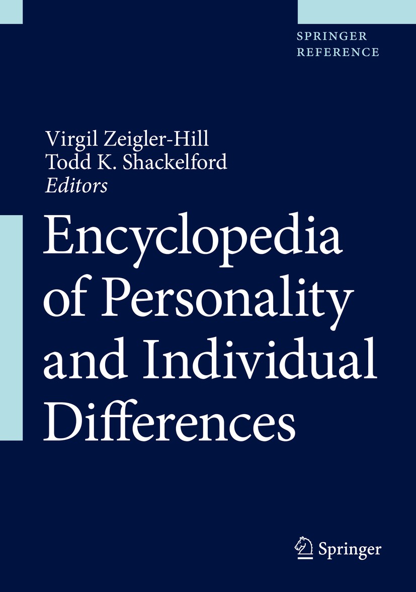 Encyclopedia of Personality and Individual Differences | SpringerLink