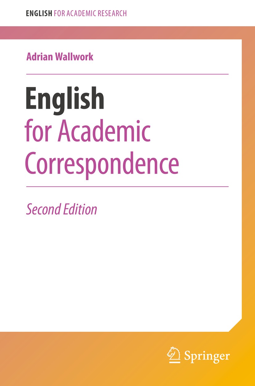 English for Academic Correspondence | SpringerLink