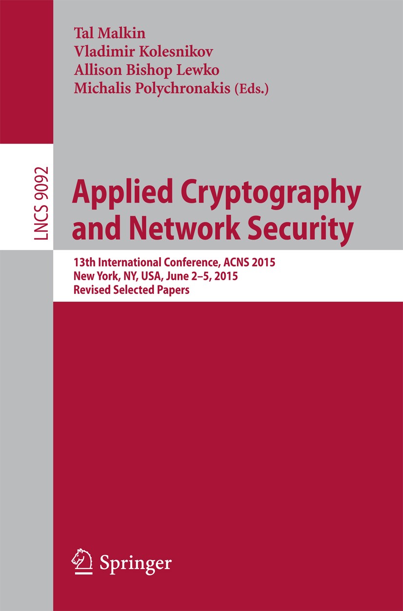 Applied Cryptography and Network Security: 13th International 