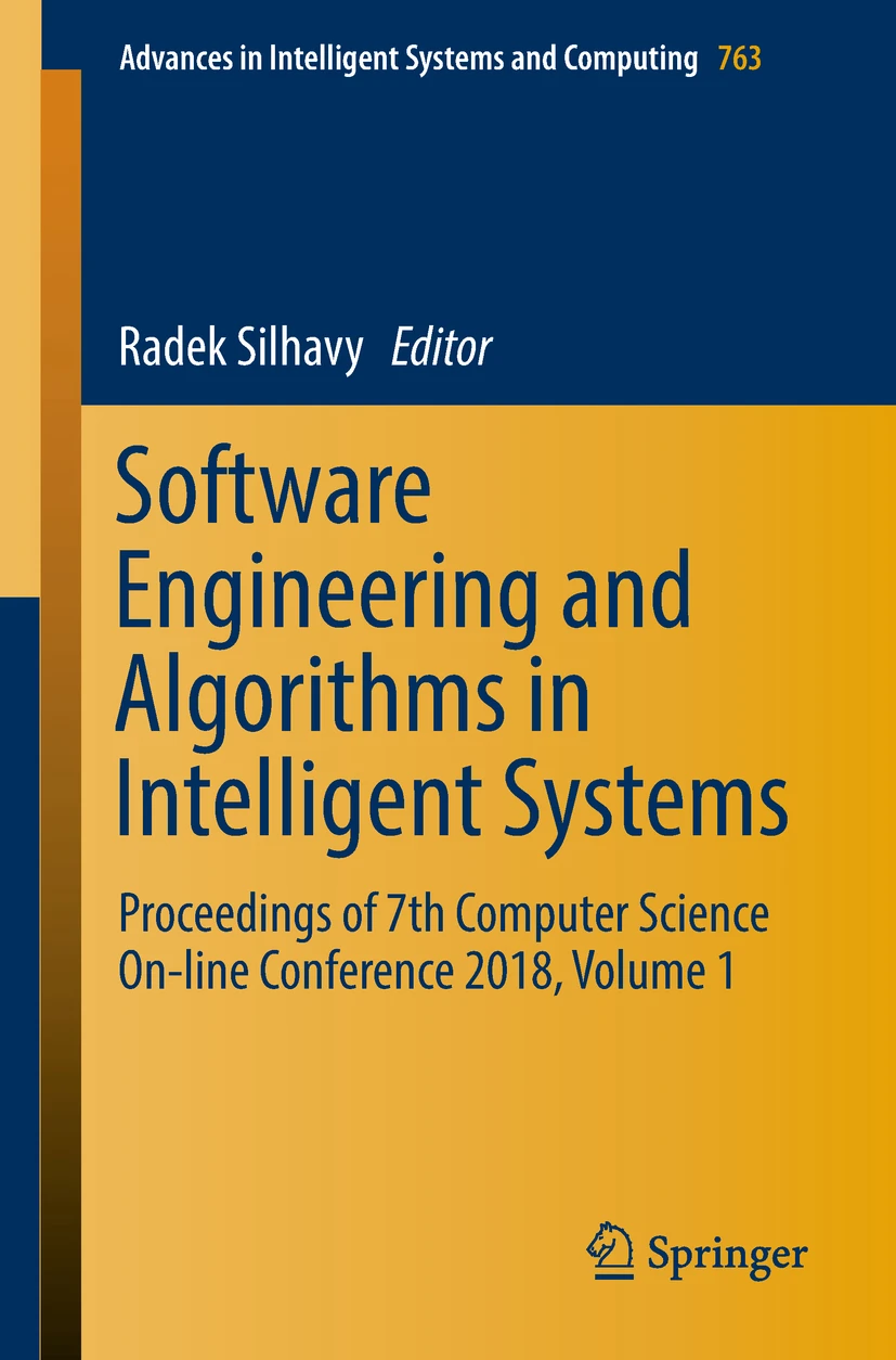 Software Engineering and Algorithms in Intelligent Systems