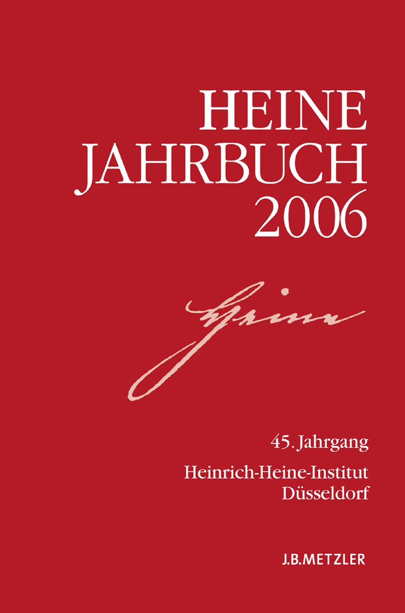 Heine-Jahrbuch 2006 | SpringerLink