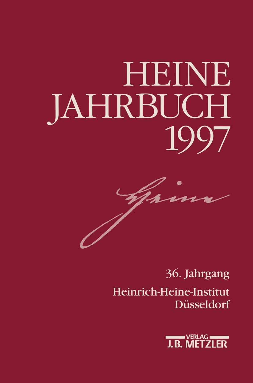 Heinrich Heine: Aus den Memoiren des Herren von Schnabelewopski oder Ein  Pikaro am Jungfernstieg | SpringerLink