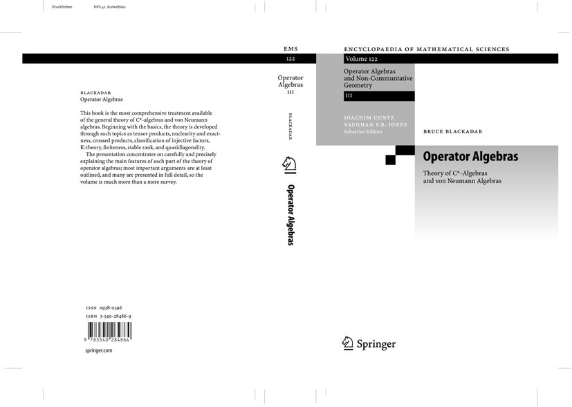 Operator Algebras: Theory of C*-Algebras and von Neumann Operator Algebras: Theory of C*-Algebras and von Neumann