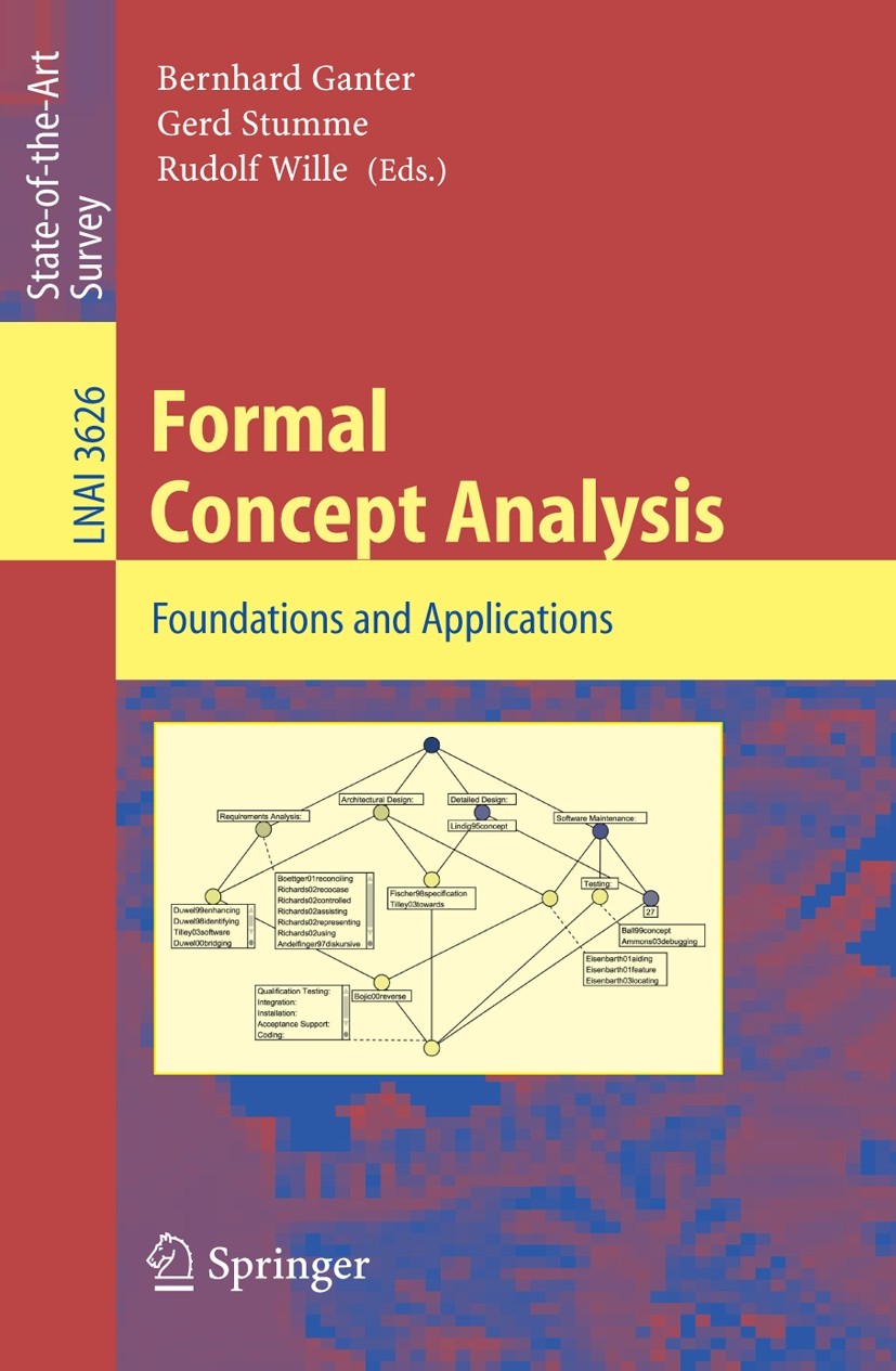 語学+参考書 Formal Concept Analysis: Mathematical Foundations Formal Concept Analysis: Foundations and Applications