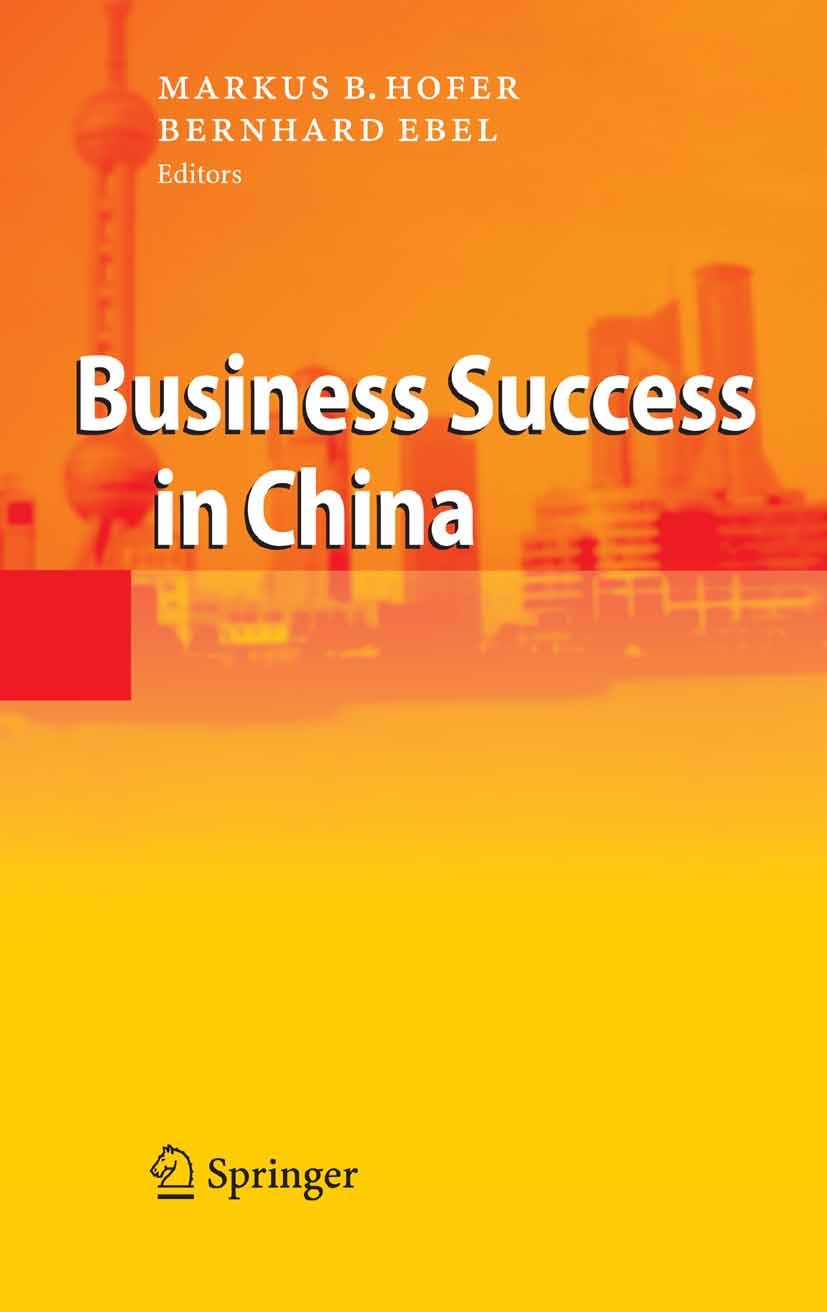 Business Success in China | SpringerLink