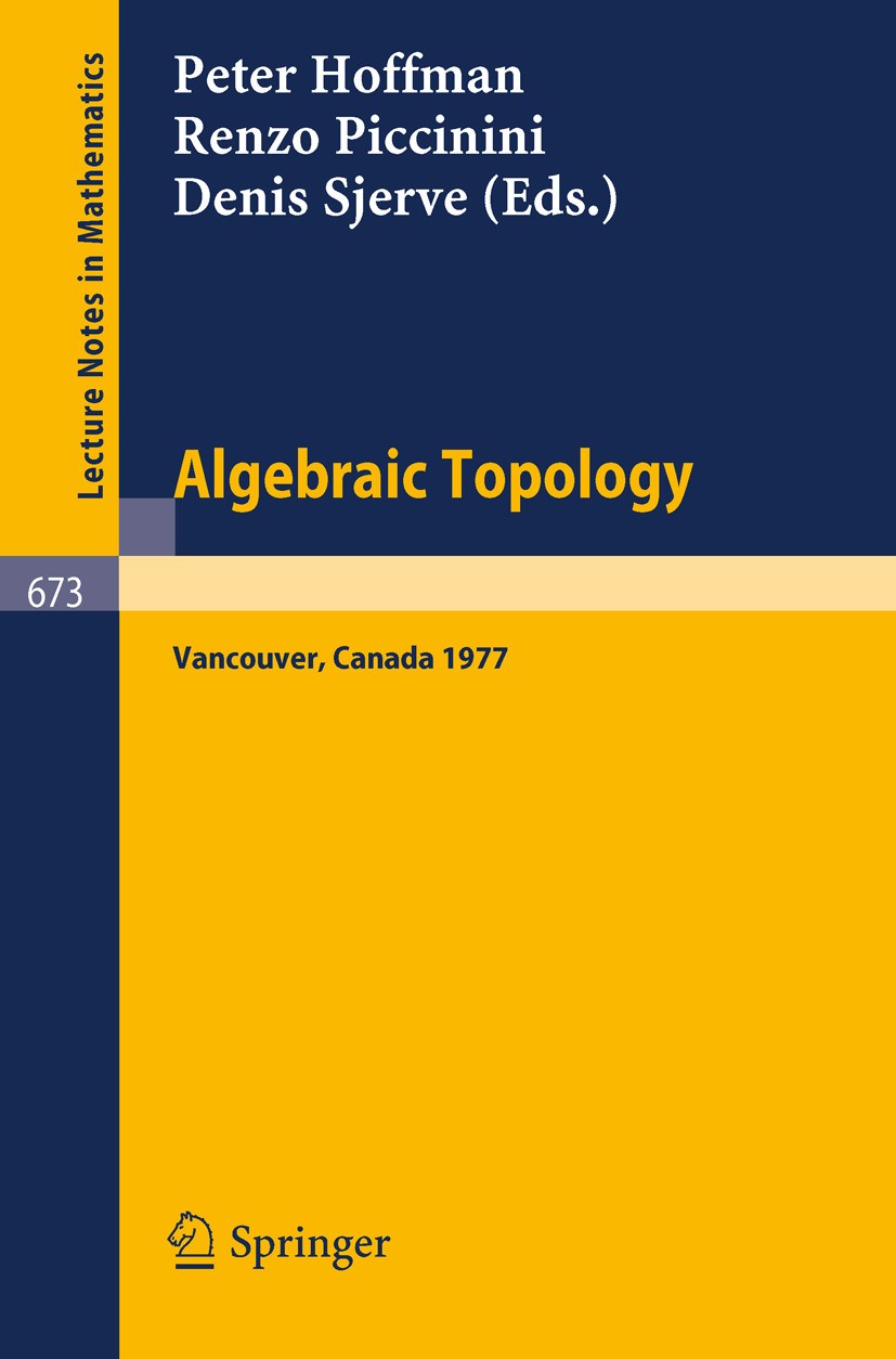 Algebraic Topology: Proceedings, University of British