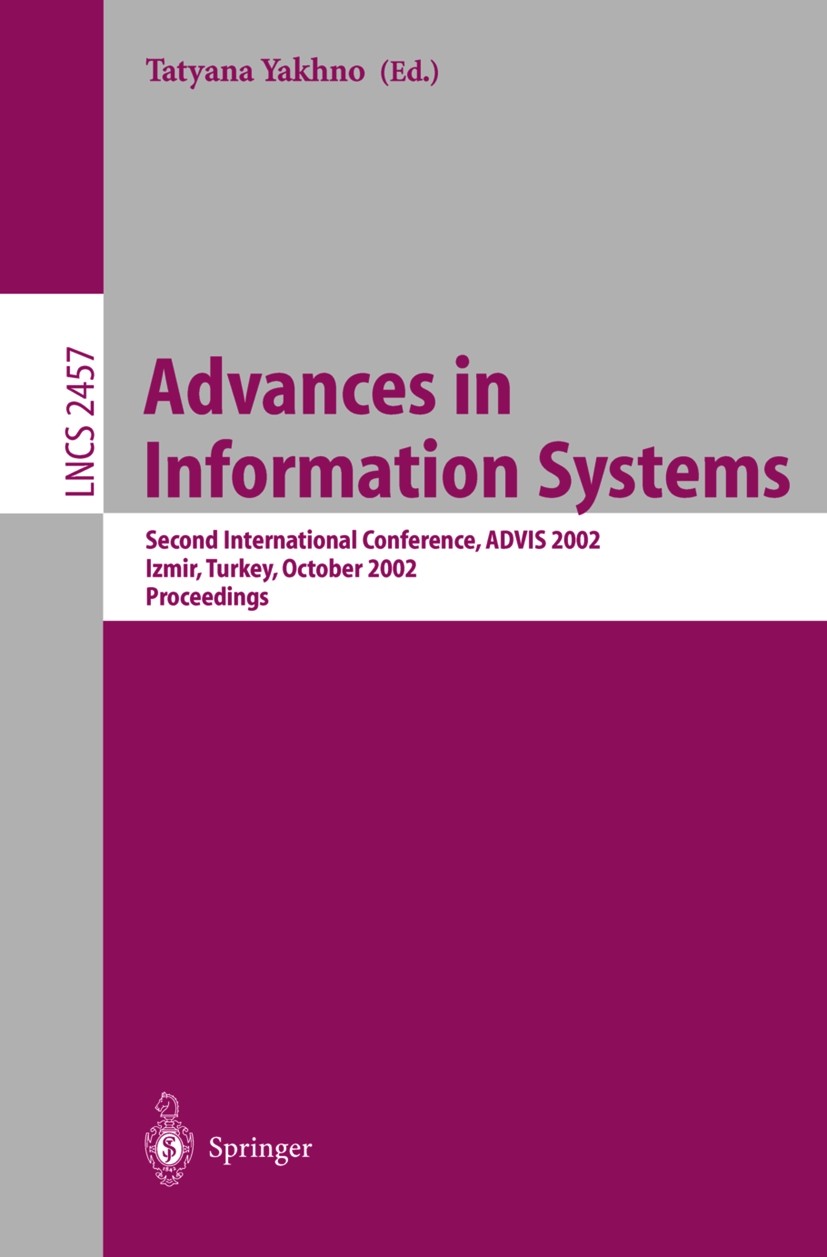 Advances in Information Systems: Second International Advances in Information Systems: Second International