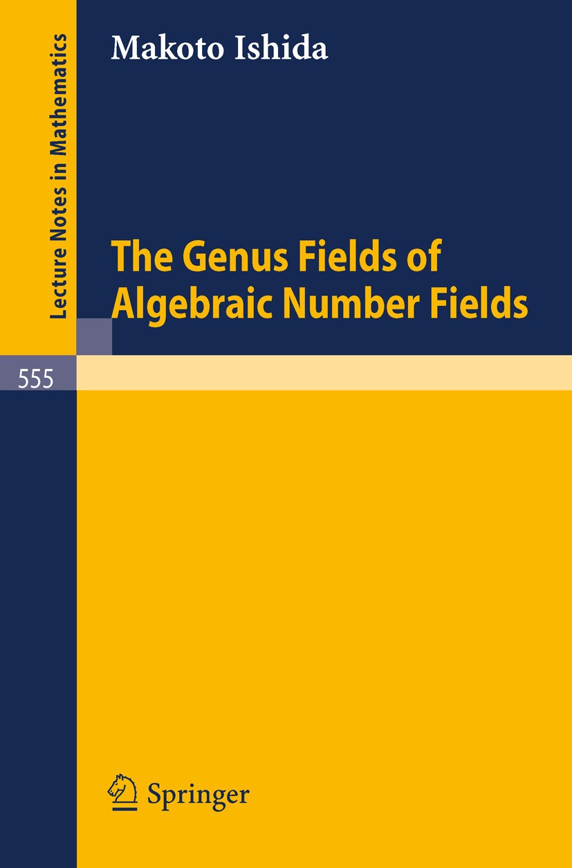 The Genus Fields of Algebraic Number Fields | SpringerLink