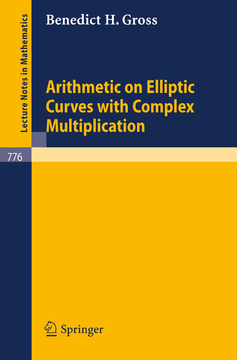 Arithmetic on Elliptic Curves with Complex Multiplication | SpringerLink Arithmetic on Elliptic Curves with Complex Multiplication | SpringerLink
