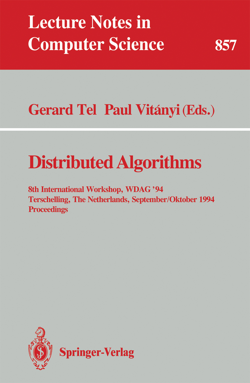 洋書 Distributed Algorithms Distributed Algorithms: 8th International Workshop, WDAG