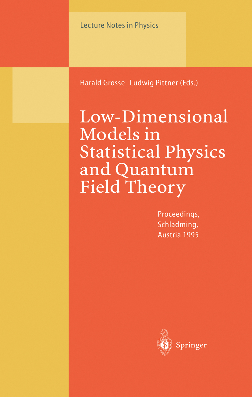 新素材新作 Statistical in Models Low-Dimensional Physics Quantum and 物理学