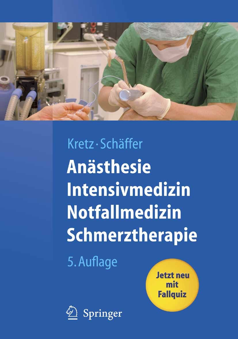 Anästhesie, Intensivmedizin, Notfallmedizin, Schmerztherapie | SpringerLink