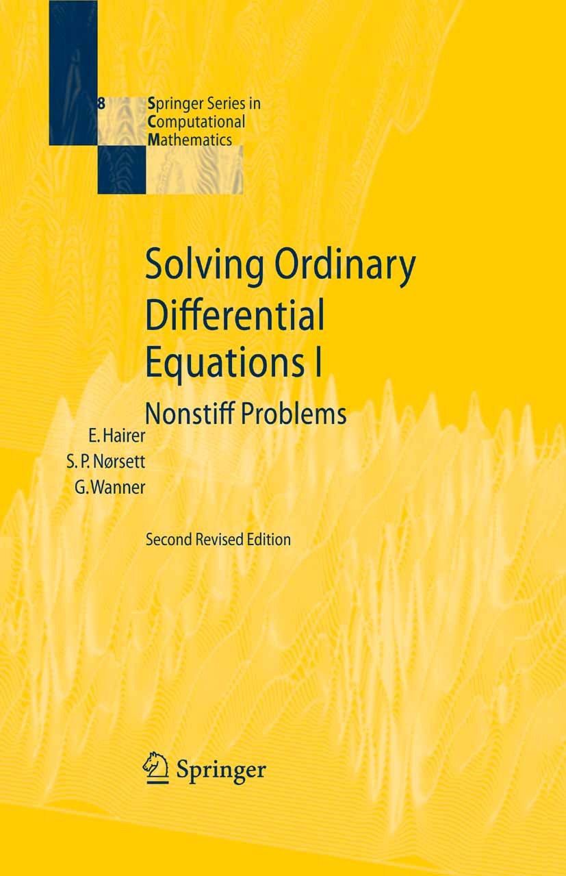 Solving Ordinary Differential Equations I: Nonstiff Problems