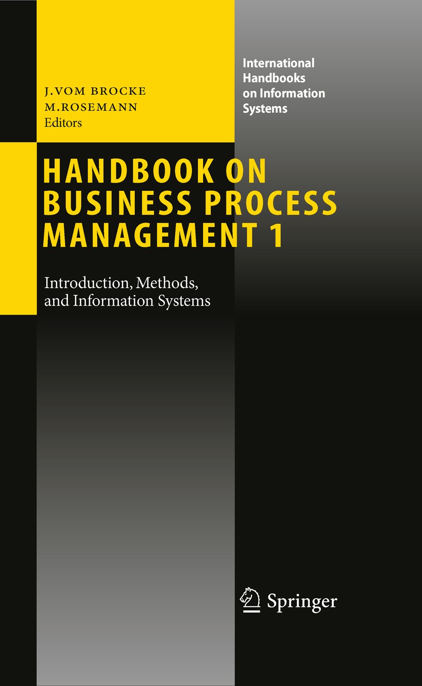 Handbook on Business Process Management 1 | SpringerLink