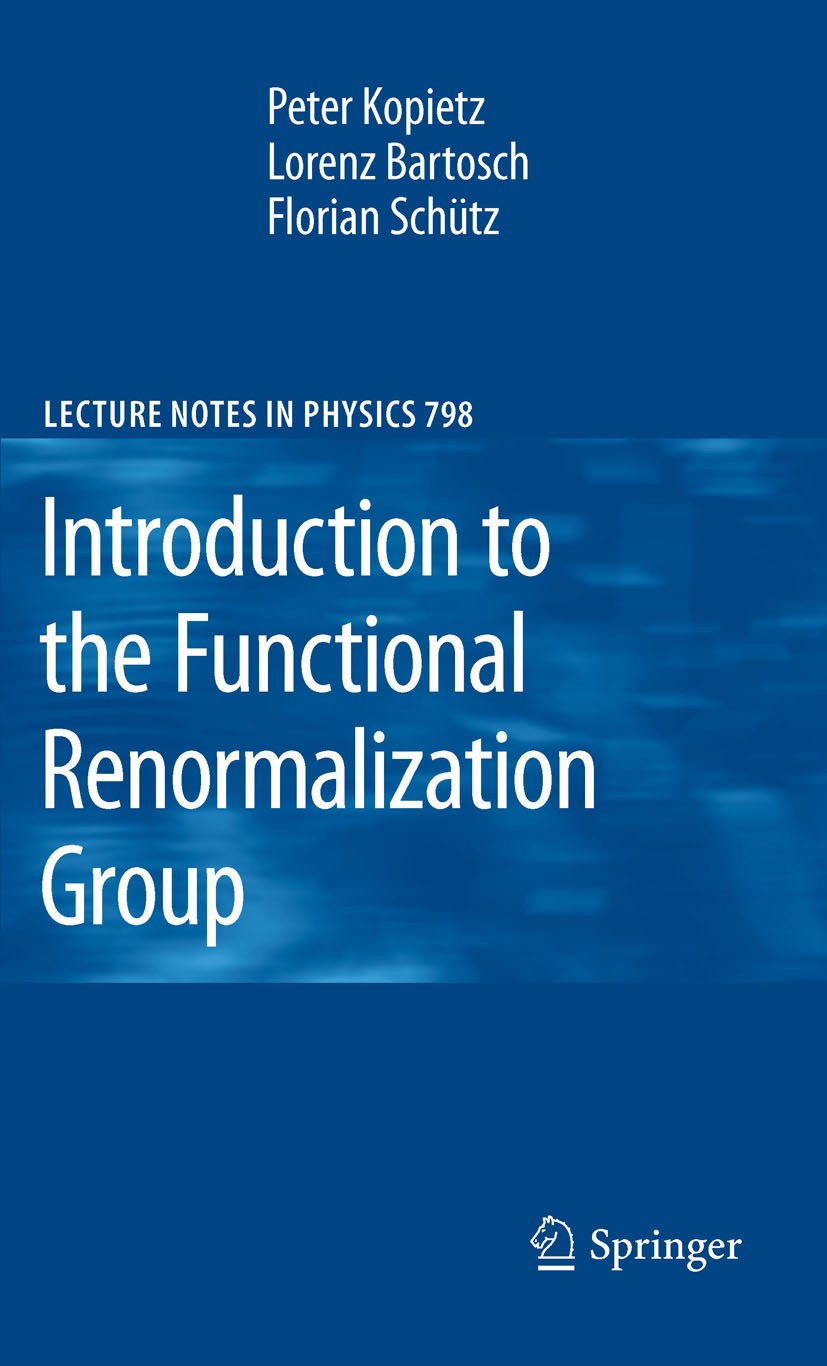 Introduction to the Functional Renormalization Group | SpringerLink Introduction to the Functional Renormalization Group | SpringerLink