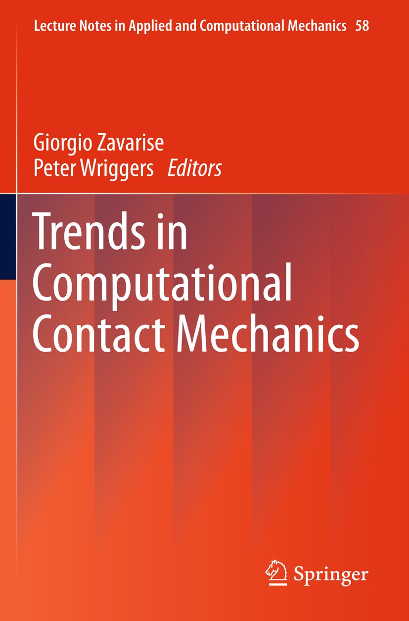 Trends in Computational Contact Mechanics | SpringerLink