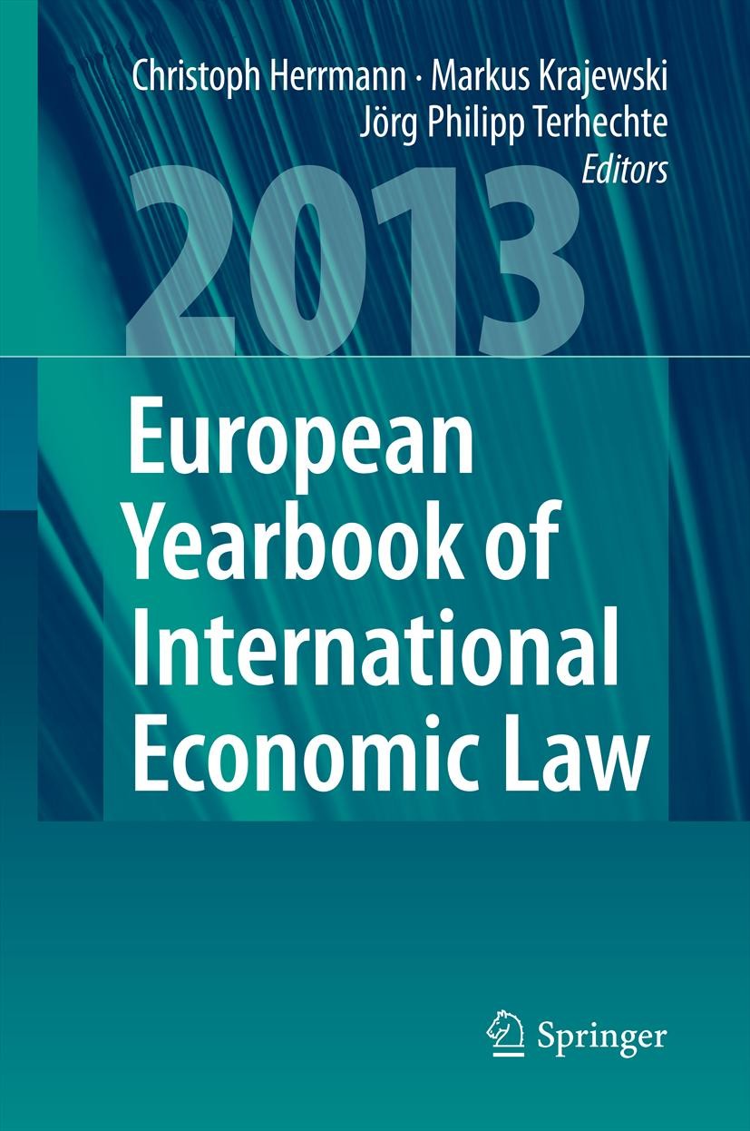 European　International　Yearbook　2013　of　Economic　Law　SpringerLink