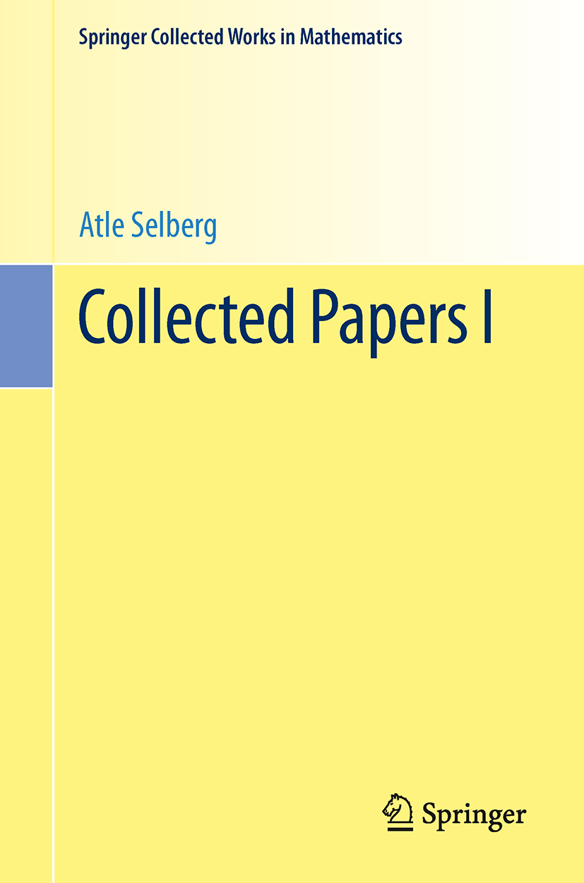 Collected Papers I | SpringerLink