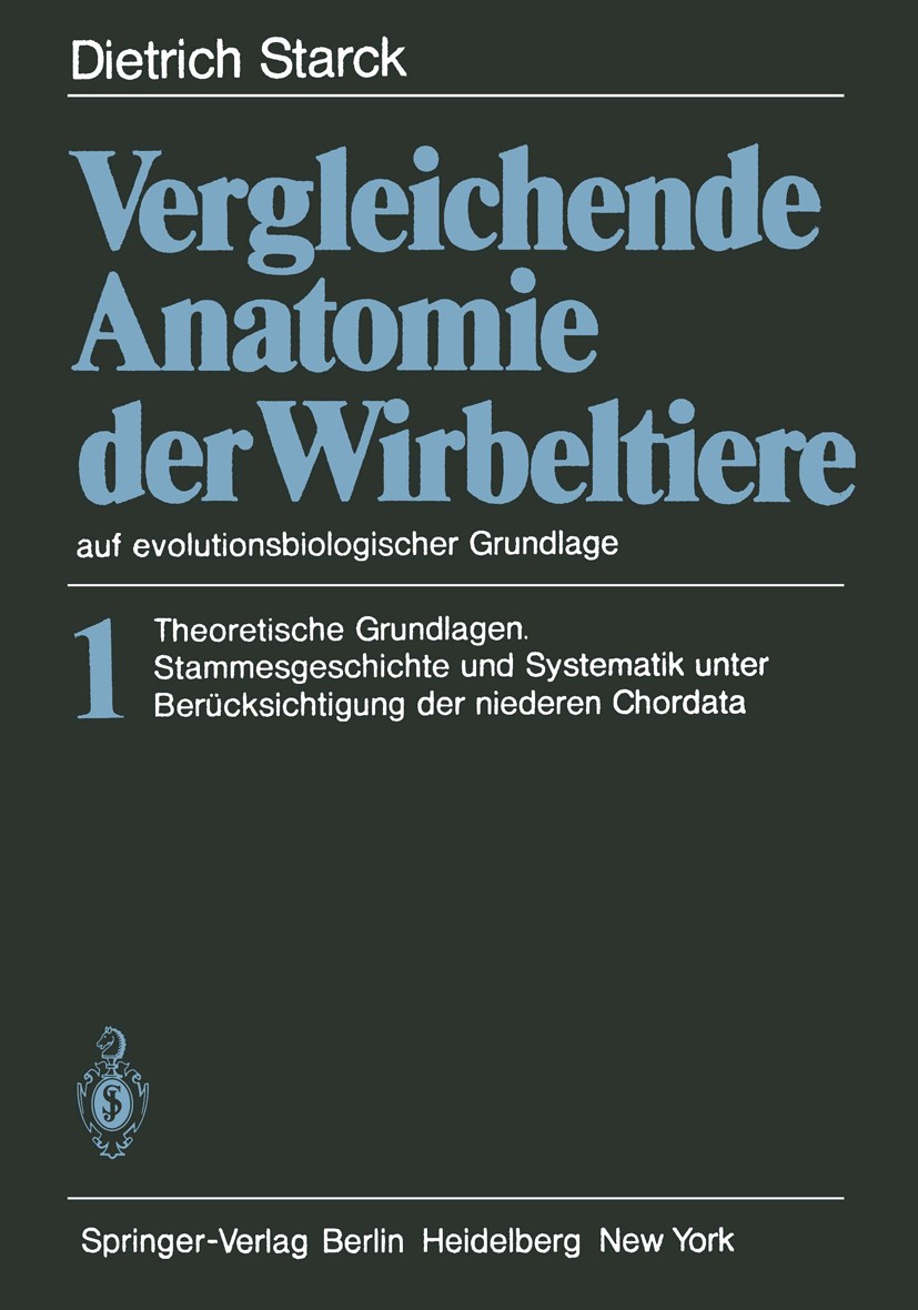 i640 洋書 Vergleichende Anatomie der Wirbeltiere auf evolutionsbiologischer Grundlage 3 1982年 　2Ha1