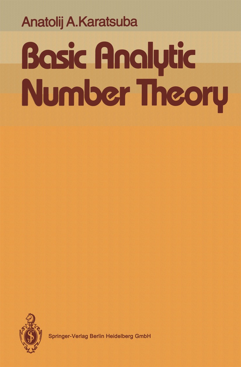 Basic Analytic Number Theory | SpringerLink