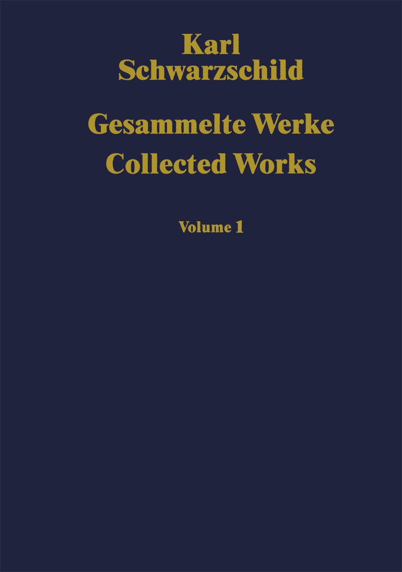 Gesammelte Werke Collected Works: Volume 1