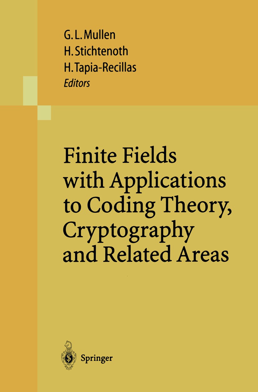 Finite Fields with Applications to Coding Theory, Cryptography and 