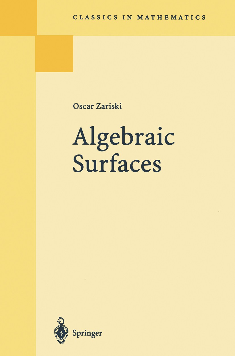 Algebraic Surfaces | SpringerLink