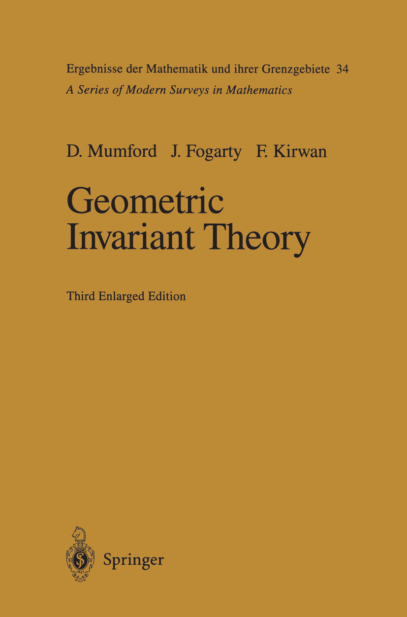 Geometric Invariant Theory | SpringerLink