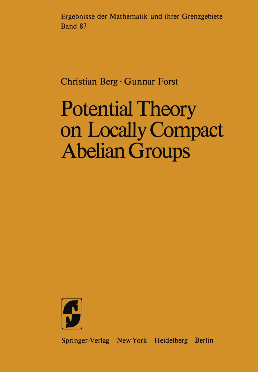 Potential Theory on Locally Compact Abelian Groups | SpringerLink