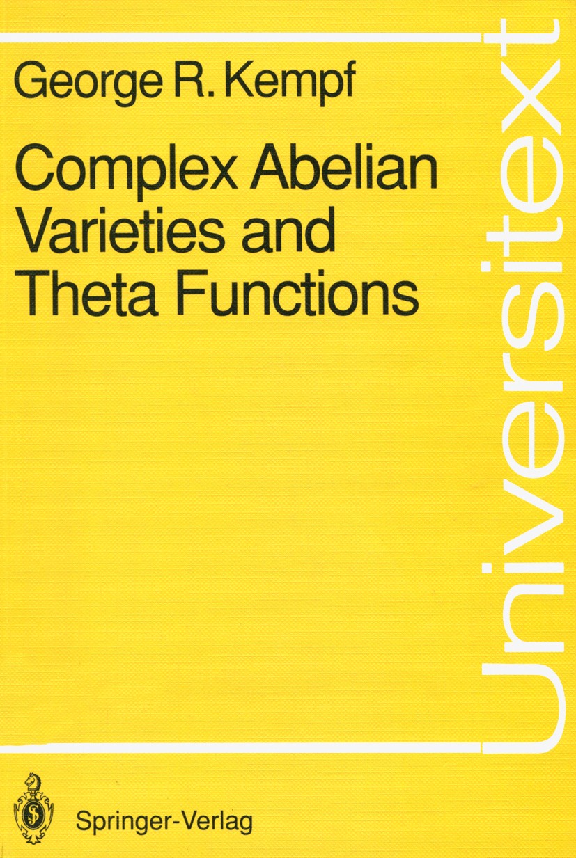 Complex Abelian Varieties and Theta Functions | SpringerLink