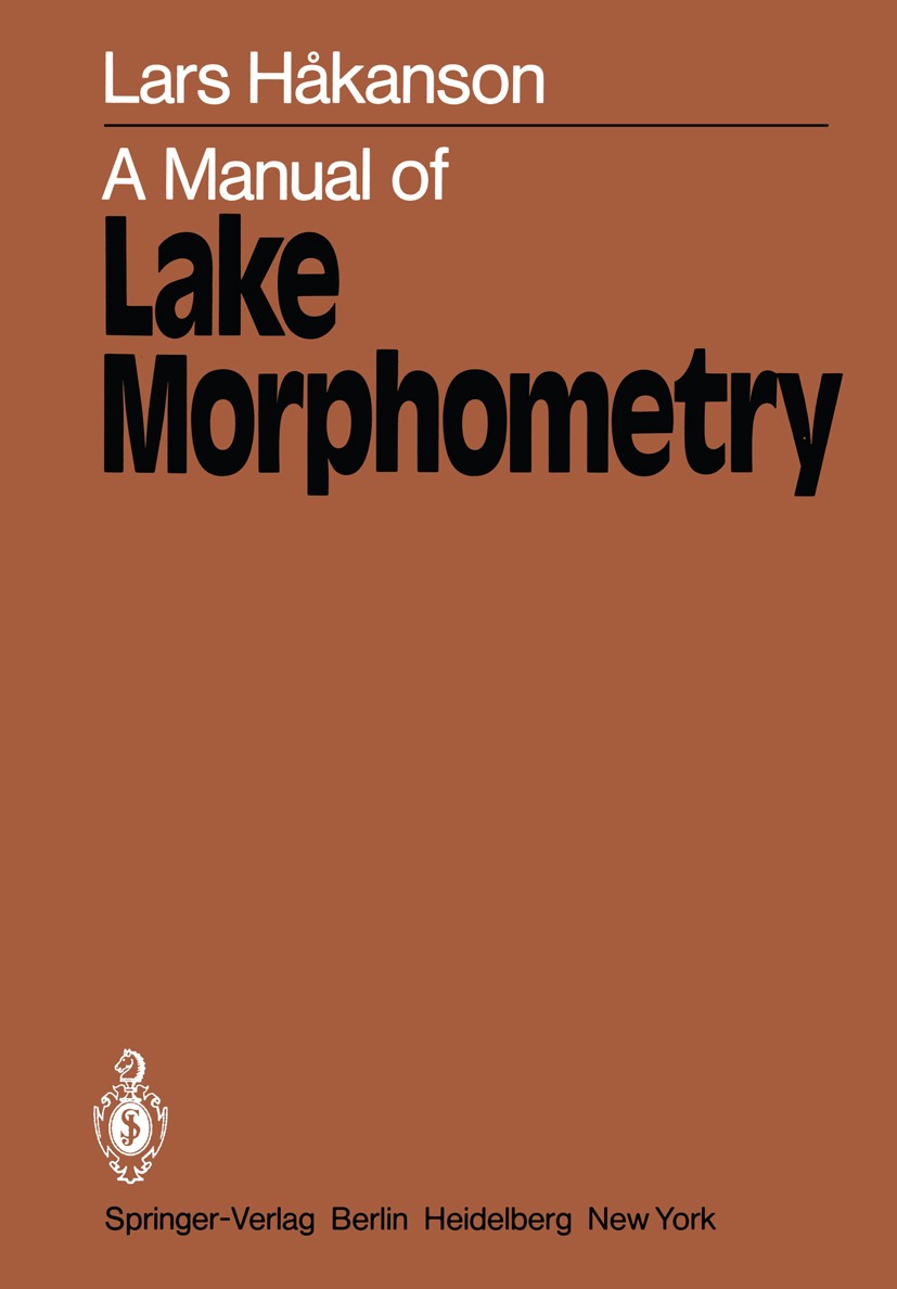 【売り切り御免！】 Manual A of SpringerLink | Morphometry Lake 地学