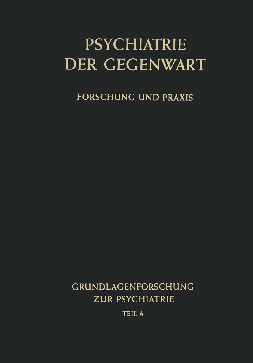 Neurophysiologie Und Psychiatrie Springerlink