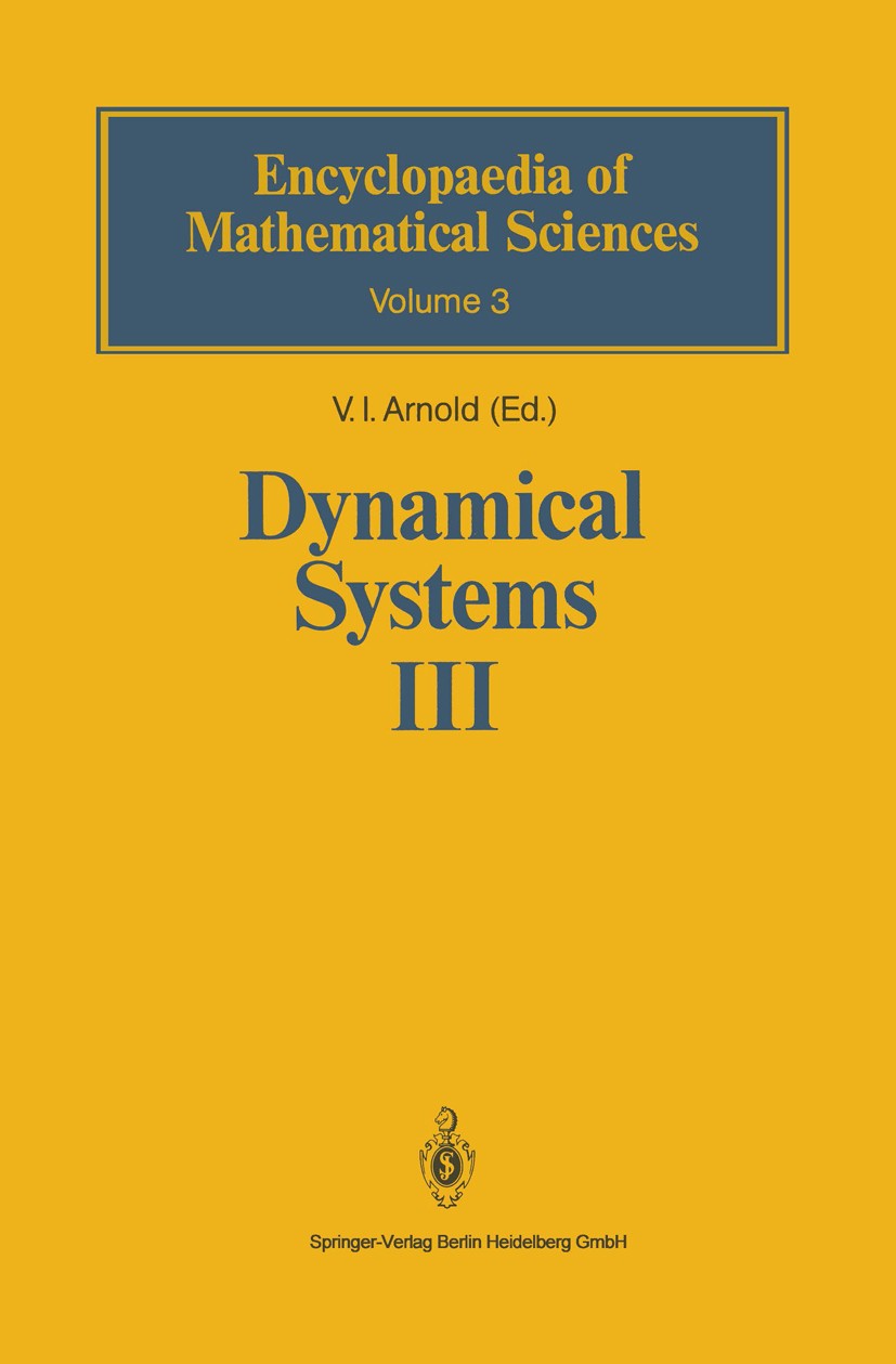 Dynamical Systems III | SpringerLink