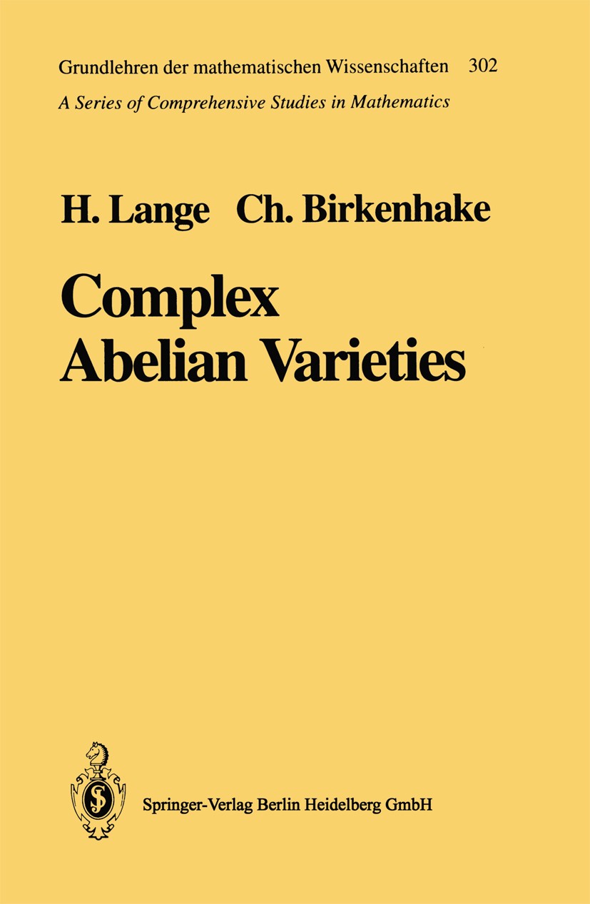 Complex Abelian Varieties | SpringerLink
