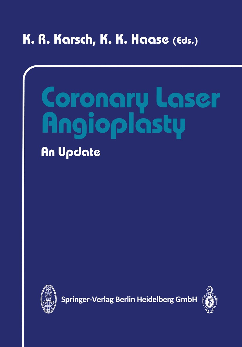 Coronary Laser Angioplasty: An Update | SpringerLink