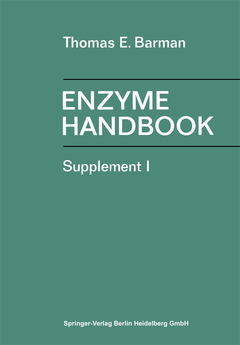 Enzyme Handbook | SpringerLink