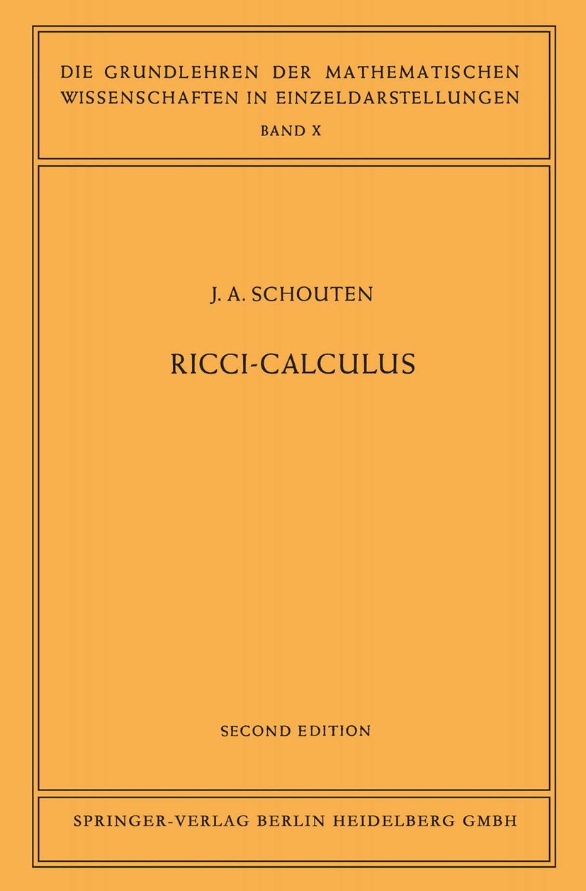Ricci-Calculus: An Introduction to Tensor Analysis and Its