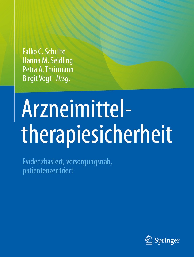 Lightbox view of the cover for Arzneimitteltherapiesicherheit