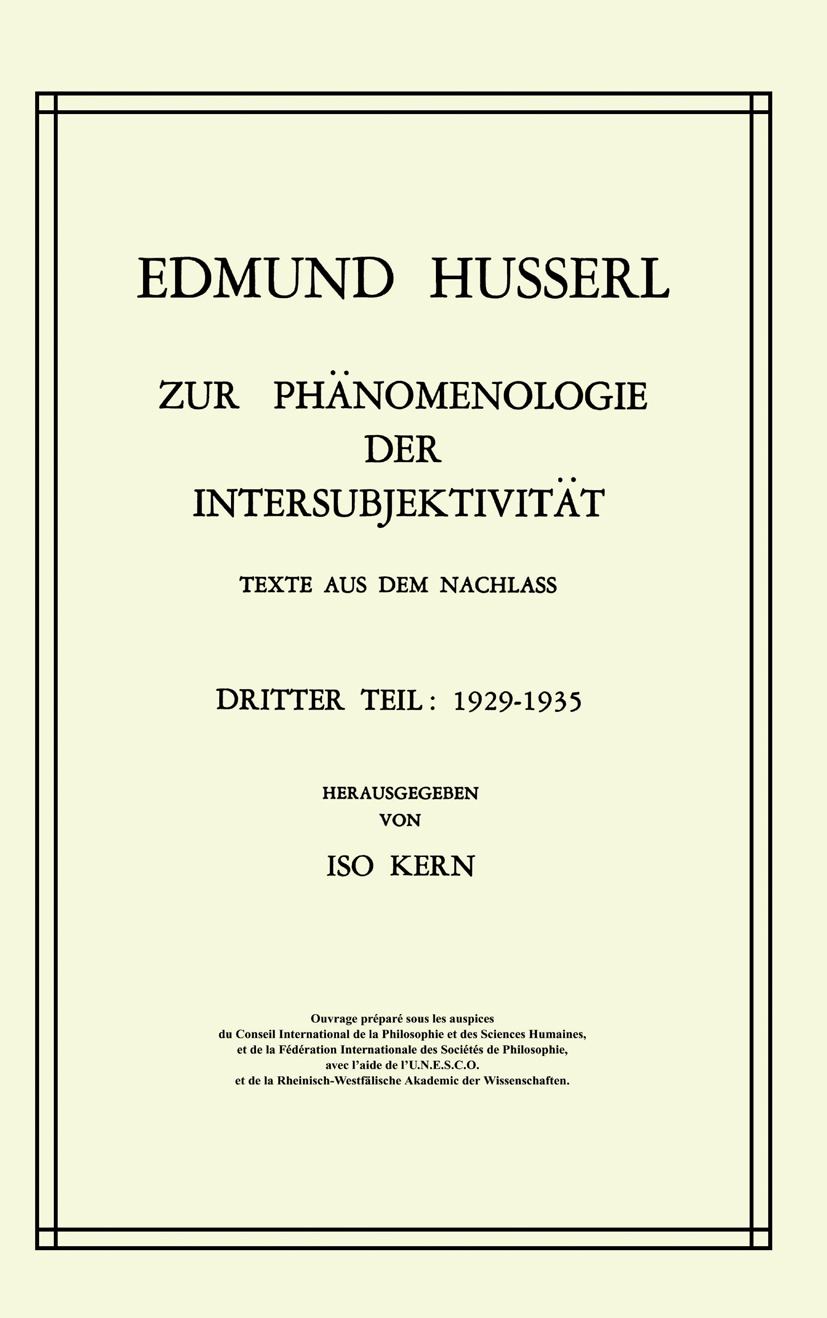 洋書 Edmund Husserl Gesammelte Schriften 洋書 Edmund Husserl Gesammelte Schriften Husserliana