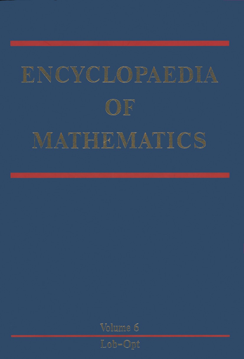 Encyclopaedia of Mathematics | SpringerLink