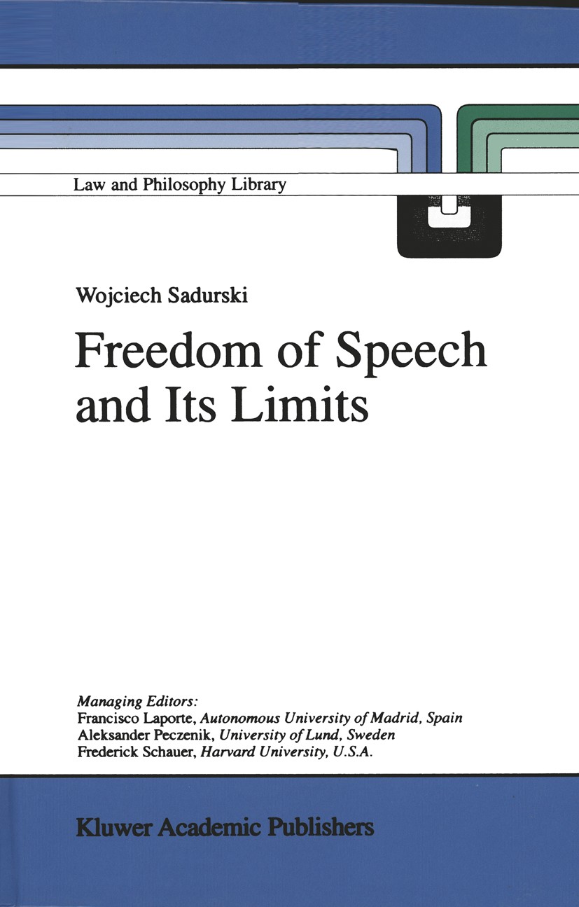 Freedom of Speech and Its Limits SpringerLink