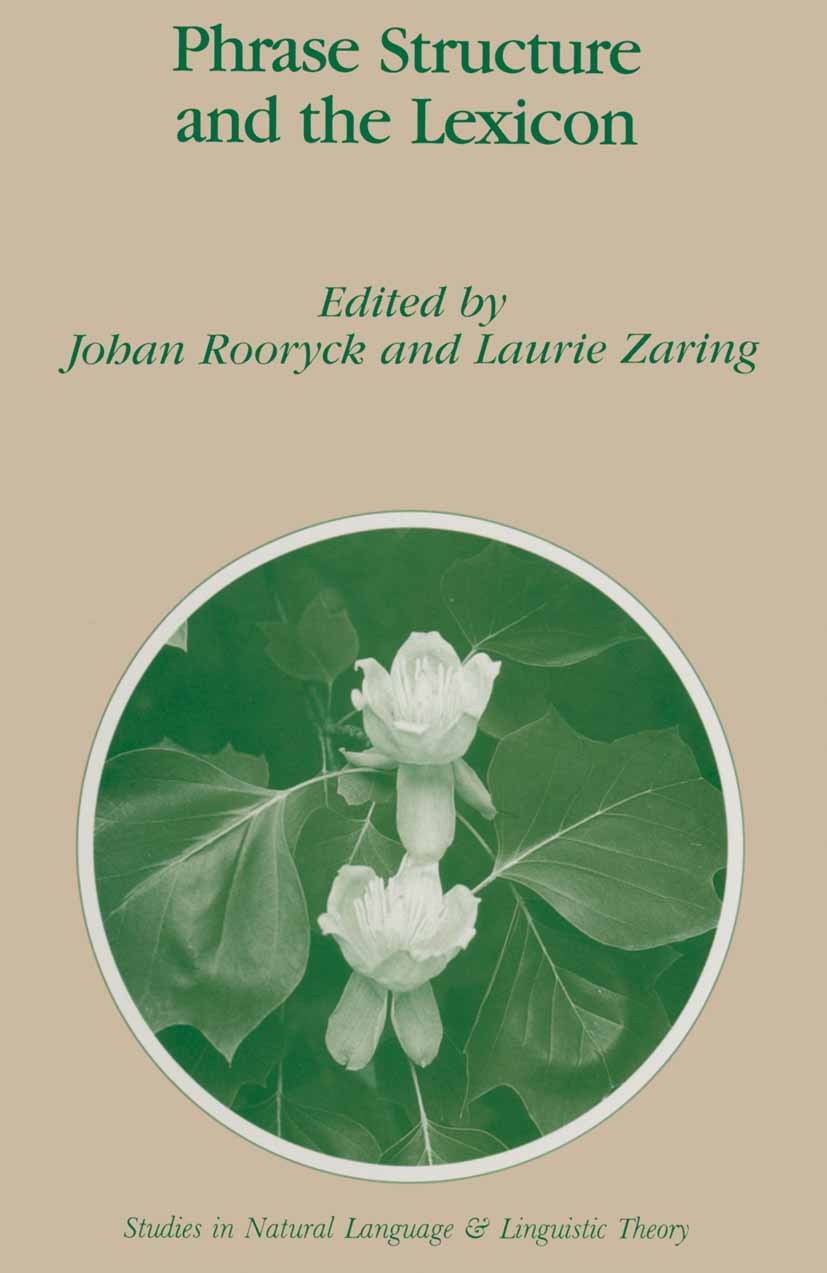 Phrase Structure and the Lexicon | SpringerLink