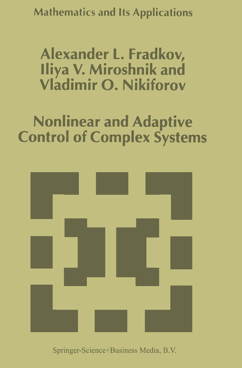 Nonlinear and Adaptive Control of Complex Systems | SpringerLink