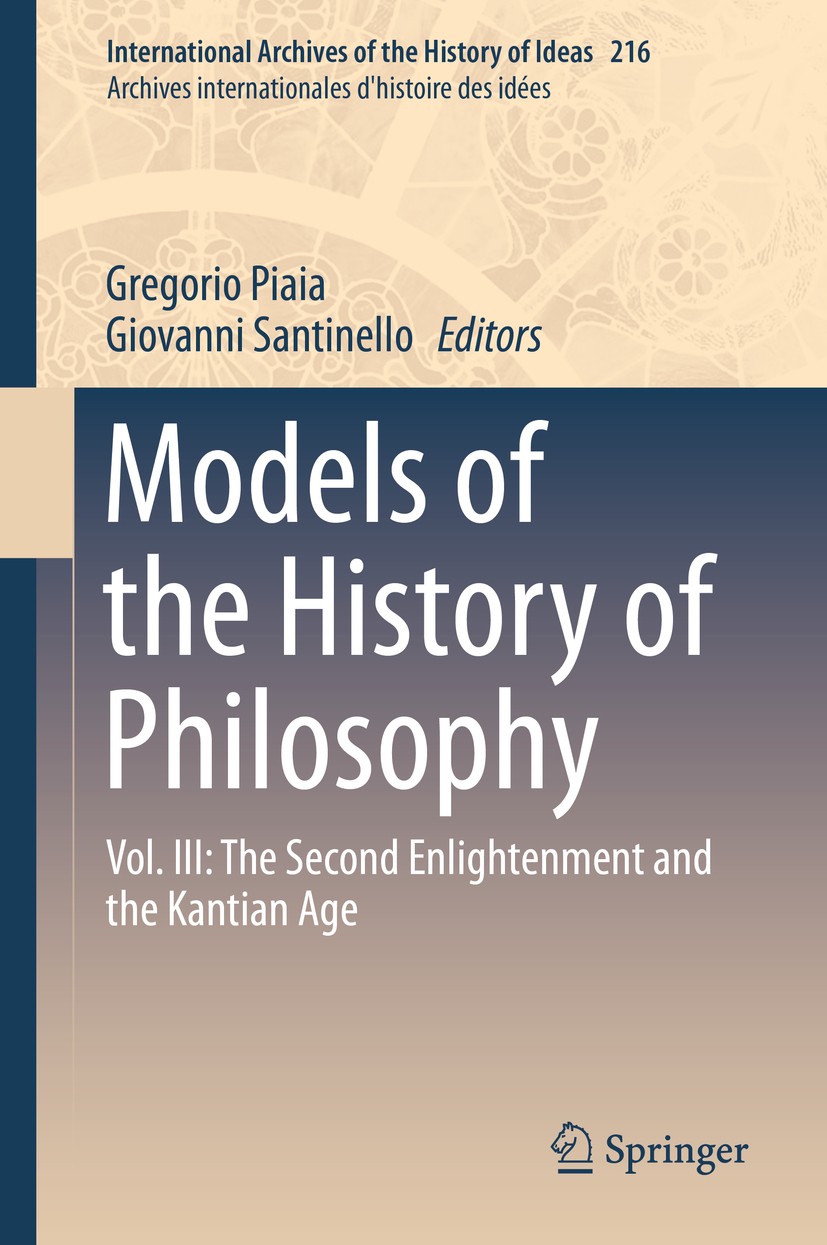 The Impact Of The Esprit Des Lumieres On The History Of Philosophy Springerlink