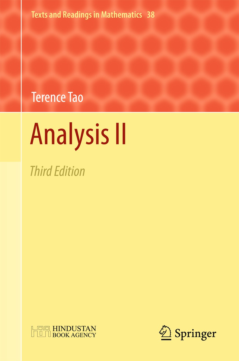 Analysis II (Texts and Readings in Mathematics) 3rd edition