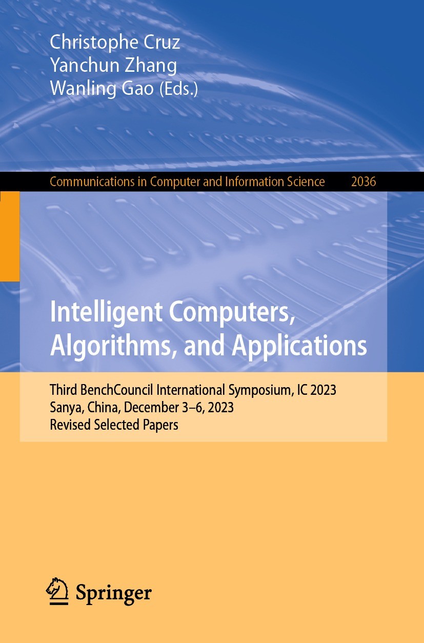 Intelligent Computers, Algorithms, and Applications: Third