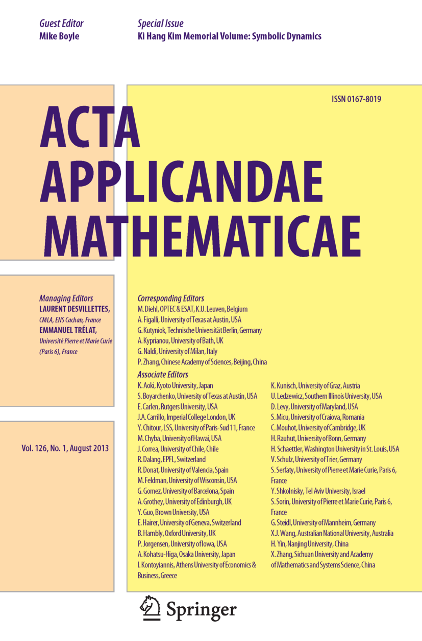 Acta Applicandae Mathematicae