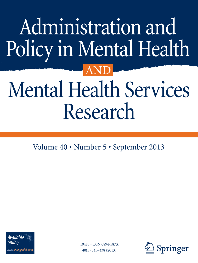 Implementation of Evidence-based Practice in Child Welfare: Service  Provider Perspectives