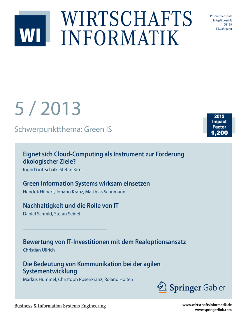 Forschungsmethoden der Wirtschaftsinformatik | WIRTSCHAFTSINFORMATIK ...