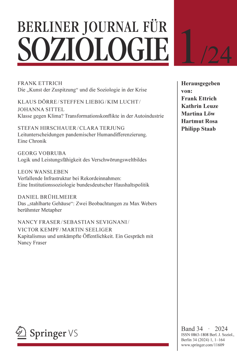 Wer oder was ist ein Feind? Versuch einer Eingrenzung | Berliner Journal f\u00fcr Soziologie